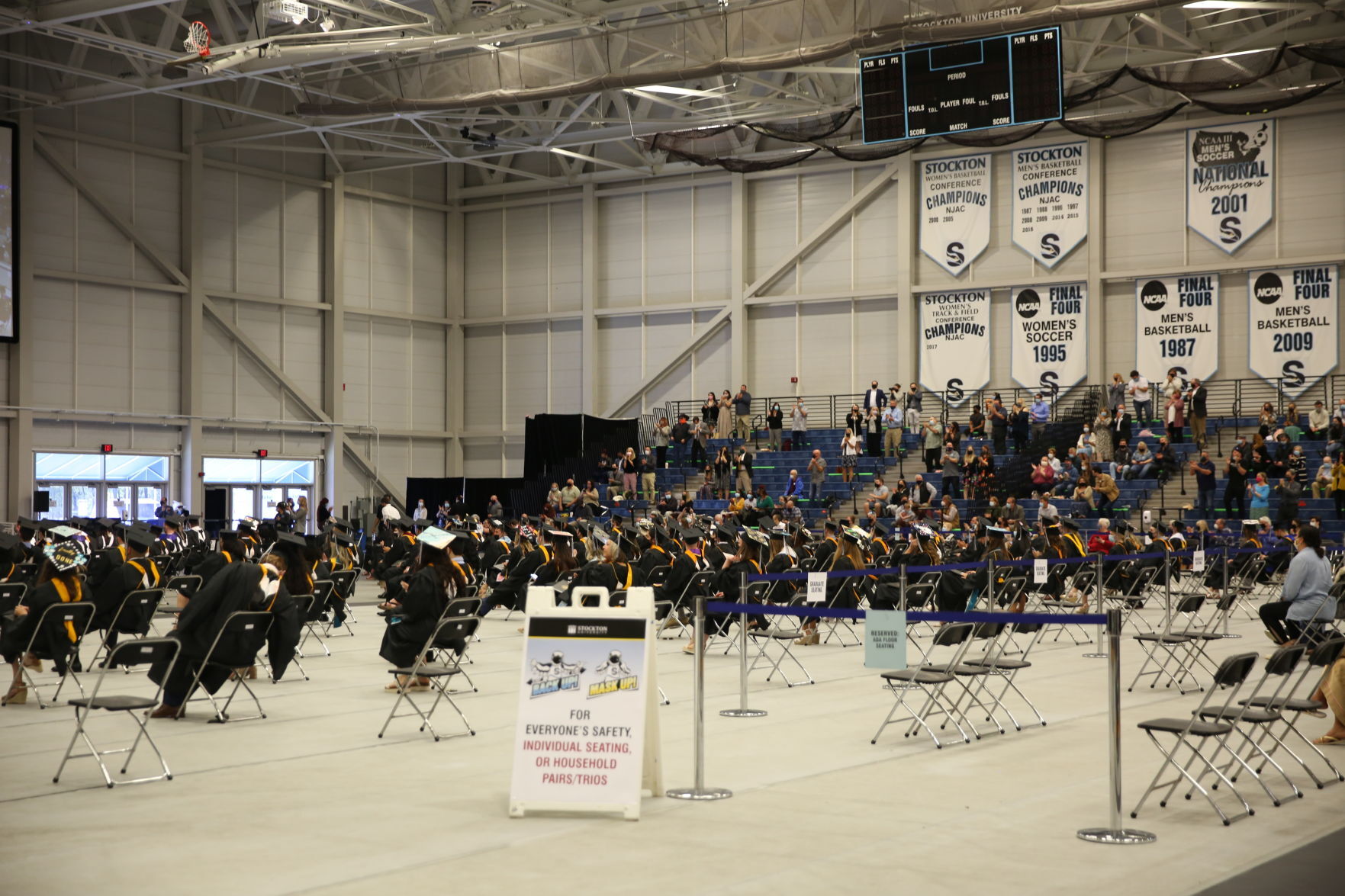 Stockton University commencement Tuesday, May 11, 2021 at the Galloway Township campus